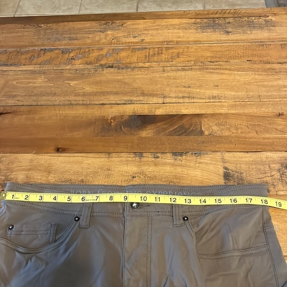 PRANA mens pants, brown, slim fit 36WX30L - Picture 4 of 5